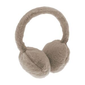 Ribbon Faux Fur Earmuffs / Natural